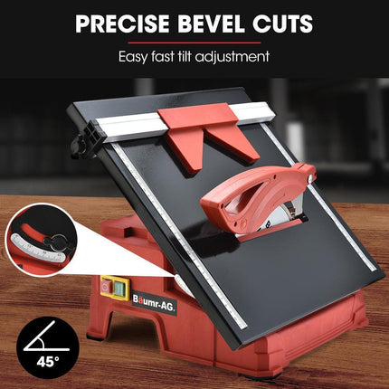 BAUMR-AG 600W Electric Tile Saw Cutter with 180mm (7") Blade.