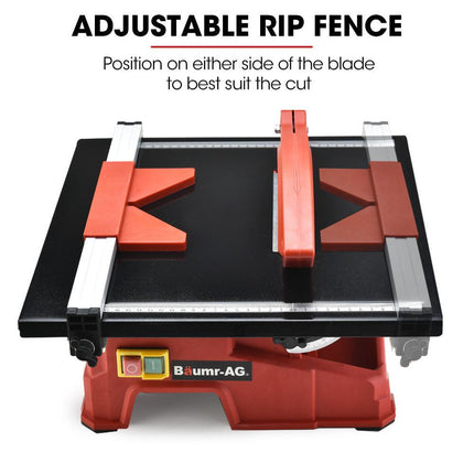 BAUMR-AG 600W Electric Tile Saw Cutter with 180mm (7") Blade.