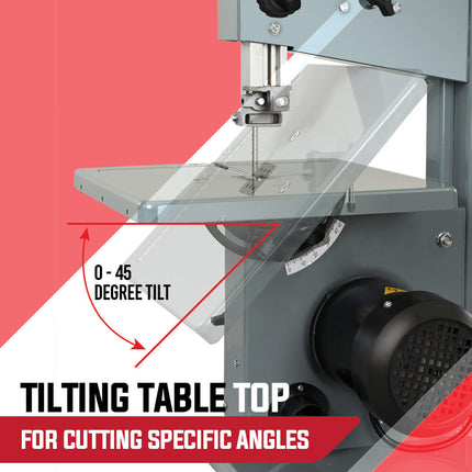Baumr-AG Bandsaw Wood Cutting Band Saw Portable Wood Vertical Benchtop Machine.
