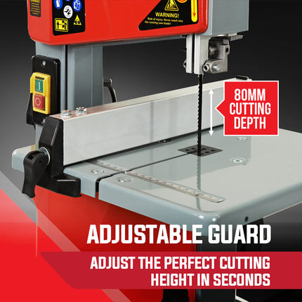 Baumr-AG Bandsaw Wood Cutting Band Saw Portable Wood Vertical Benchtop Machine.
