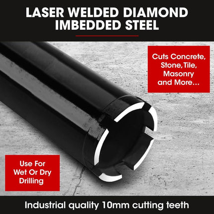 Baumr-AG Diamond Core Drill Bit 53mm Concrete Wet Dry Tile Stone Brick Marble.
