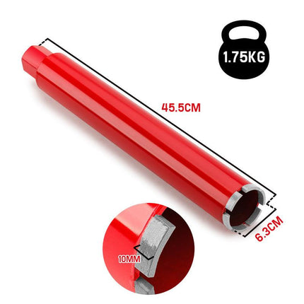 Baumr-AG Diamond Core Drill Bit 63mm Concrete Wet Dry Tile Stone Brick Marble 1-1/4 UNC.
