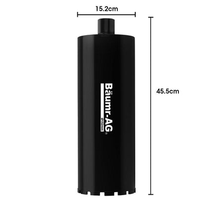 Baumr-AG Diamond Core Drill Bit 152mm Concrete Wet Dry Tile Stone Brick Marble 1-1/4 UNC.