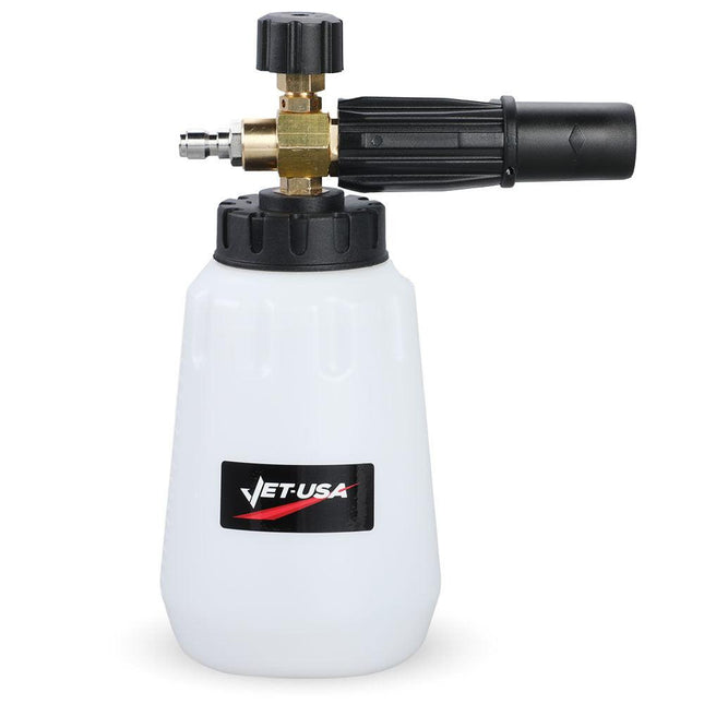 Jet-USA Soap Foam Snow Cannon with 1L Bottle, Works with Petrol and some Electric Pressure Washers.