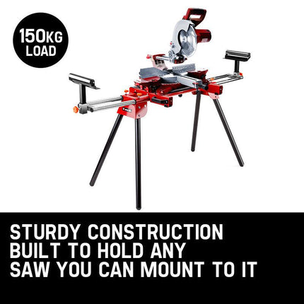 Baumr-AG Mitre Saw Stand Universal Adjustable Portable Drop Saw Bench Table.