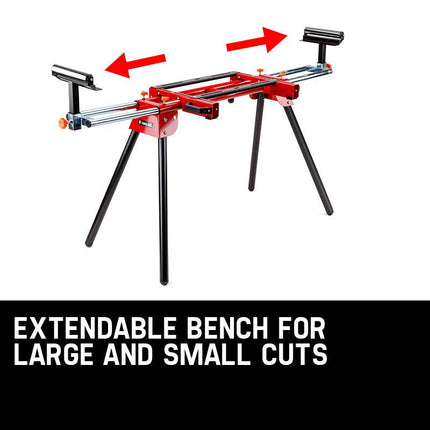 Baumr-AG Mitre Saw Stand Universal Adjustable Portable Drop Saw Bench Table.