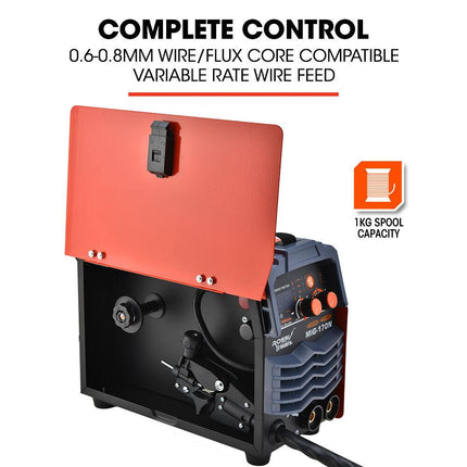 ROSSI 170Amp MIG ARC Stick Welder, with Carry Case & Accessories, 15A Plug.