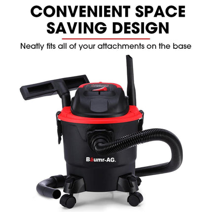 Baumr-AG 15L 1200W Wet and Dry Vacuum Cleaner, with Blower, for Car, Workshop, Carpet.
