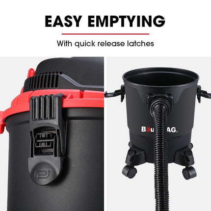 Baumr-AG 20L 1200W Wet and Dry Vacuum Cleaner, with Blower, for Car, Workshop, Carpet.