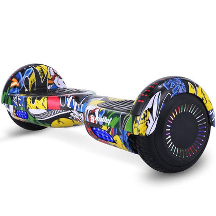 BULLET SX-2000 Hoverboard Scooter, 500W Brushless, UL Certified, AU Compliant, Superior Self Balancing System, LED Lights, Hip Hop Design.