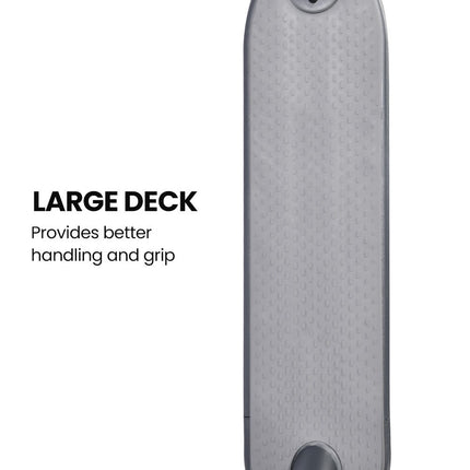 ALPHA Urban 8 Electric Scooter, Suspension, 25km Range, 8.5-Inch Wheels, Brushless Motor, Motorised Commuter eScooter for Adults, Grey.