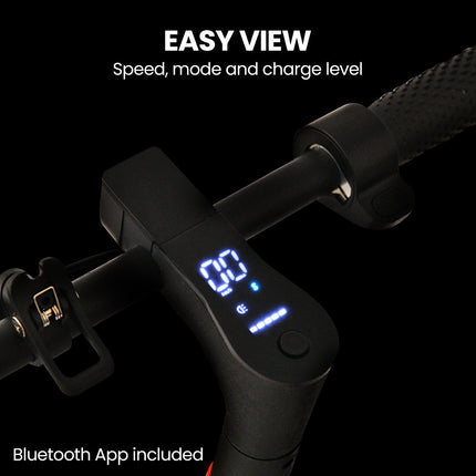 ALPHA Urban 10 Electric Scooter, 35km/h, Suspension, 35km Range, 10-Inch Wheels, Brushless Motor, Free APP, Motorised Commuter eScooter for Adults, Grey.