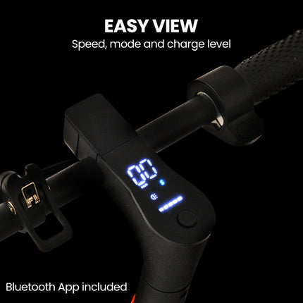 ALPHA Urban 10 Electric Scooter, 35km/h, Suspension, 35km Range, 10-Inch Wheels, Brushless Motor, Free APP, Motorised Commuter eScooter for Adults, Black.