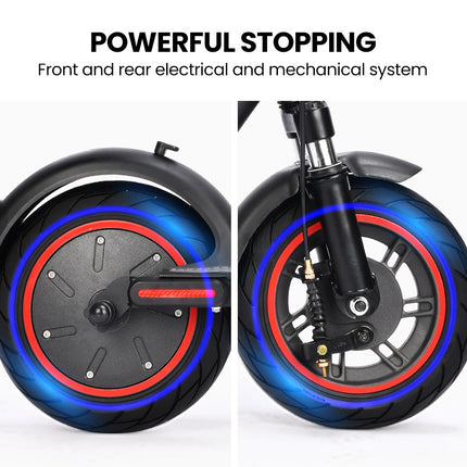 ALPHA Urban 10 Electric Scooter, 35km/h, Suspension, 35km Range, 10-Inch Wheels, Brushless Motor, Free APP, Motorised Commuter eScooter for Adults, Black.