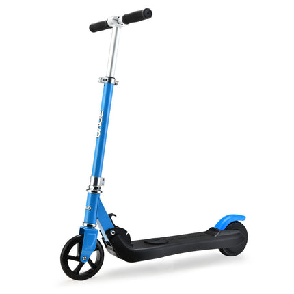 ROVO KIDS Electric Scooter Lithium Ride-On Foldable E-Scooter 125W Rechargeable, Blue.