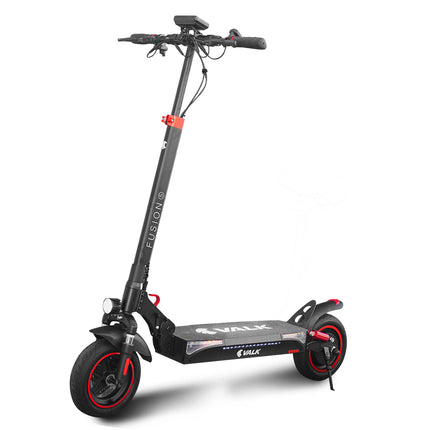 VALK Fusion 5 Electric Scooter, 500W, AU Compliant, 48V 13Ah Lithium, 50km Range, 40km/h, Quad Shocks, 10 inch Tyres.