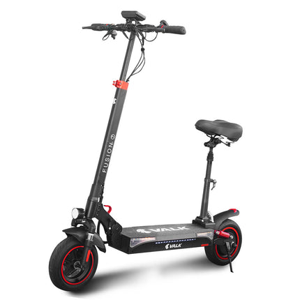 VALK Fusion 5 Electric Scooter, 500W, AU Compliant, 48V 13Ah Lithium, 50km Range, 40km/h, Quad Shocks, 10 inch Tyres.