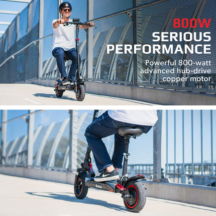 VALK Fusion 5 Electric Scooter, 500W, AU Compliant, 48V 13Ah Lithium, 50km Range, 40km/h, Quad Shocks, 10 inch Tyres.