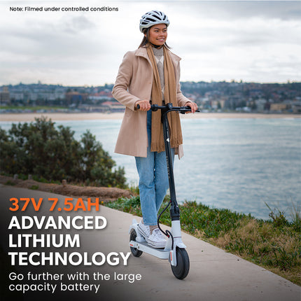 ROVO KIDS Electric Scooter Lithium Ride-On Foldable E-Scooter 125W Rechargeable, Pink.