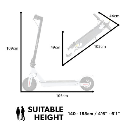 ROVO KIDS Electric Scooter Lithium Ride-On Foldable E-Scooter 125W Rechargeable, Pink.