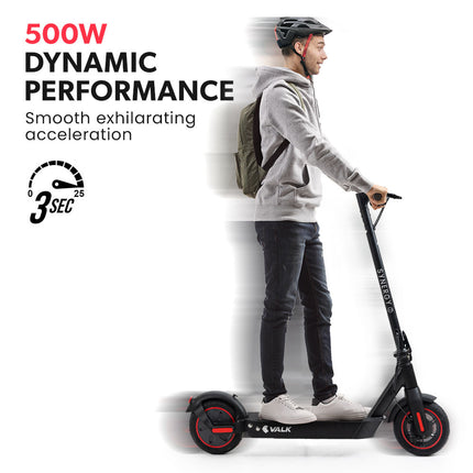 ROVO KIDS Electric Scooter Lithium Ride-On Foldable E-Scooter 125W Rechargeable, Pink.