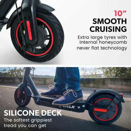 ROVO KIDS Electric Scooter Lithium Ride-On Foldable E-Scooter 125W Rechargeable, Pink.