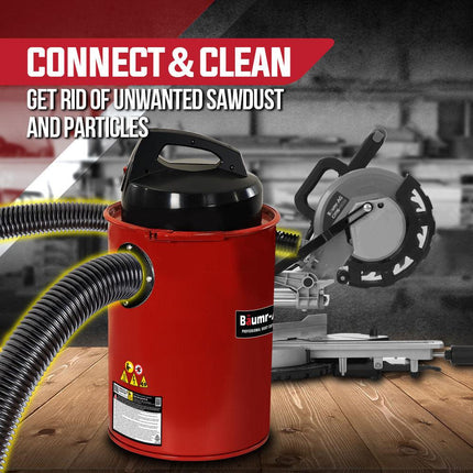 Baumr-AG Dust Collector Extractor Woodworking Portable Vacuum Catcher Saw.