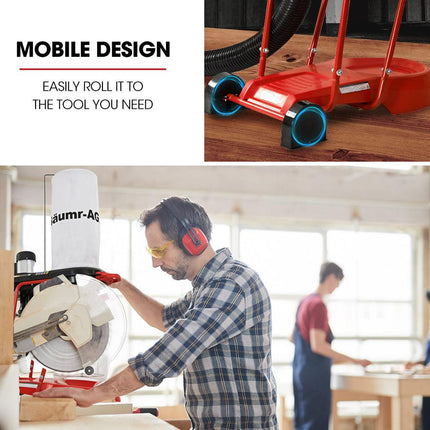 Baumr-AG Dust Collector Extraction Cyclone Woodworking Portable Catcher Workshop.