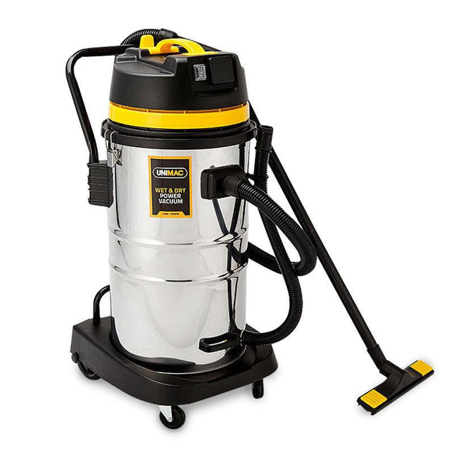 UNIMAC 60L Wet and Dry Vacuum Cleaner Bagless Industrial Grade Drywall Vac.