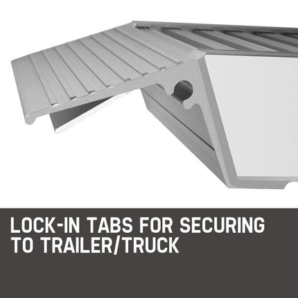 BULLET Pair of 2.5m Aluminium Loading Ramps, 2800kg capacity.