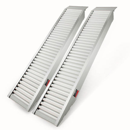 BULLET Pair of 2m Aluminium Loading Ramps, 3310kg capacity.