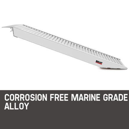 BULLET Pair of 2m Aluminium Loading Ramps, 3310kg capacity.