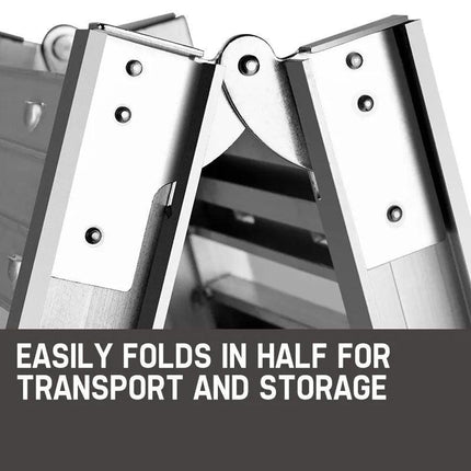 BULLET 1.8m Aluminium Folding Loading Traction Ramp, 200kg capacity.