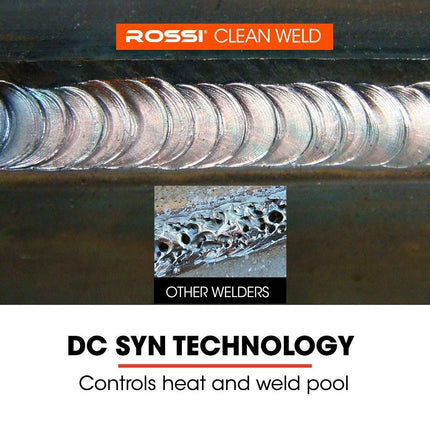 ROSSI 200A MIG/MAG/MMA/ARC/TIG Multi-Purpose Welder MIG-200, Flux/Solid Wire/CO2 Or Argon Gas.