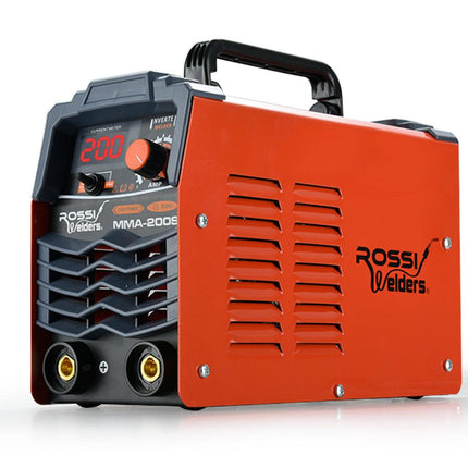 ROSSI 200 Amp Portable Inverter Arc Stick Welder, MMA DC Gas Inverter Welding Machine, 15A Plug.