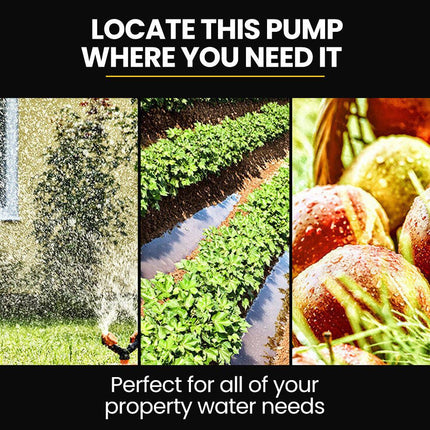 Protege Multi-stage Water Hi-pressure Pump with Auto-controller Home Garden Irrigation 4-Stage Electric.