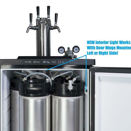 Keg King - Kegmaster XL Premium Kegerator - Fridge Pack.