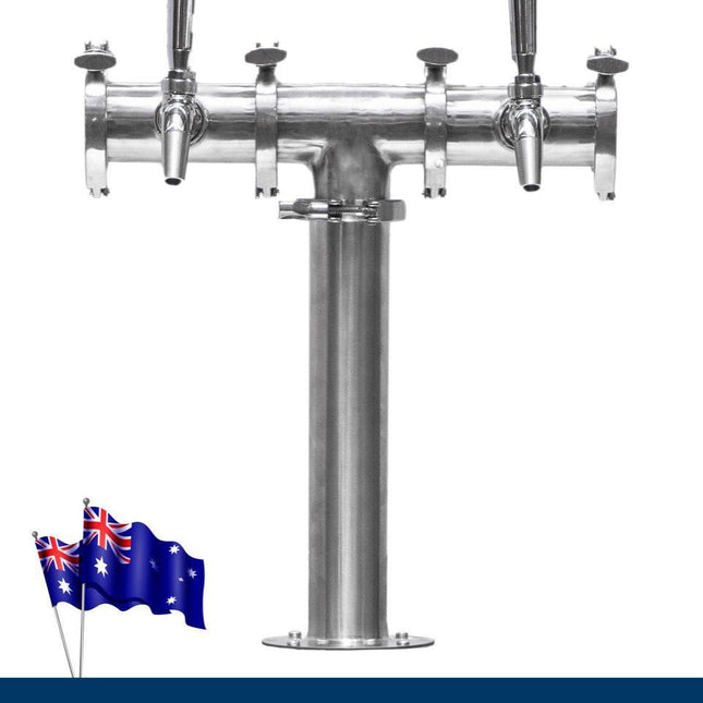 Beer Font Tower - Double Tap Modular Beer Font with Tap.