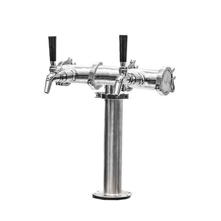 Beer Font Tower - Double Tap Modular Beer Font with Tap.