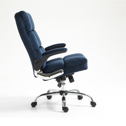 Velvet Home Ergonomic Swivel Adjustable Tilt Angle and Flip-up Arms Office Chair.