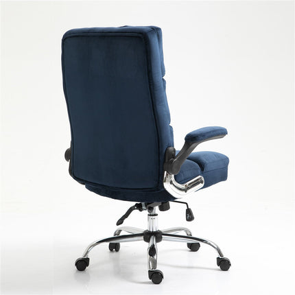 Velvet Home Ergonomic Swivel Adjustable Tilt Angle and Flip-up Arms Office Chair.