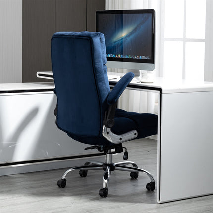 Velvet Home Ergonomic Swivel Adjustable Tilt Angle and Flip-up Arms Office Chair.