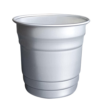 Aluminium coffee/beer cup.