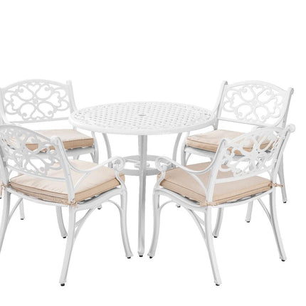 Marco Aluminium 5 Pce Setting(CAT-090 white + 2x CAC-042 white).