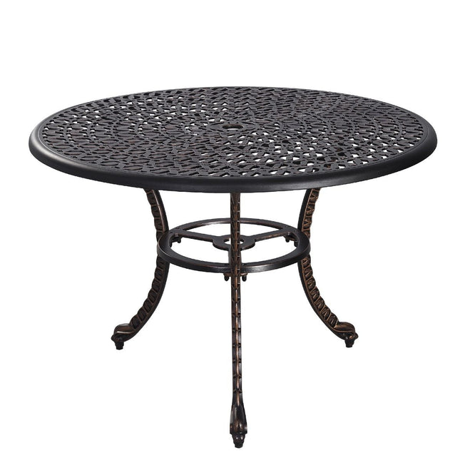 Prato Cast Aluminium Dining Table.