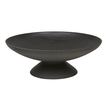 Black Lassen Cast Iron Fire Pit.