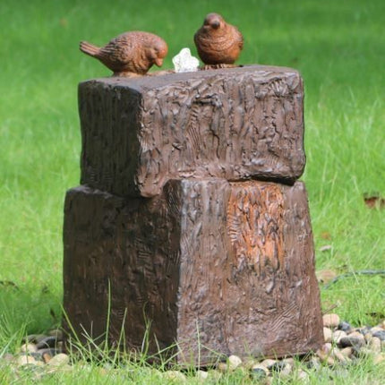 Dicky Bird Fountain with LED.