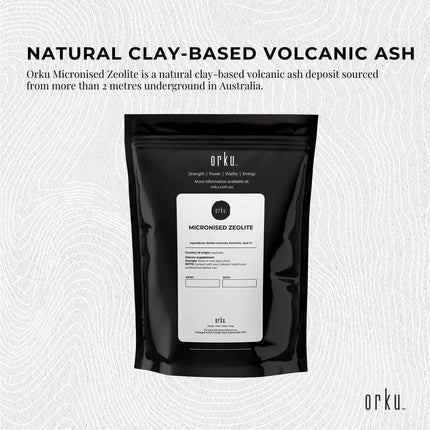 50g Pure Micronised Zeolite Powder Mineral - Micronized Volcamin Clinoptilolite.