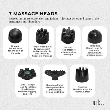 Rechargeable Body Hammer Massager - Handheld Portable Cordless Electric Massage.