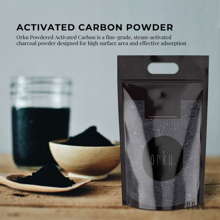 Orku 5Kg Activated Carbon Powder Coconut Charcoal - Water Filtration.